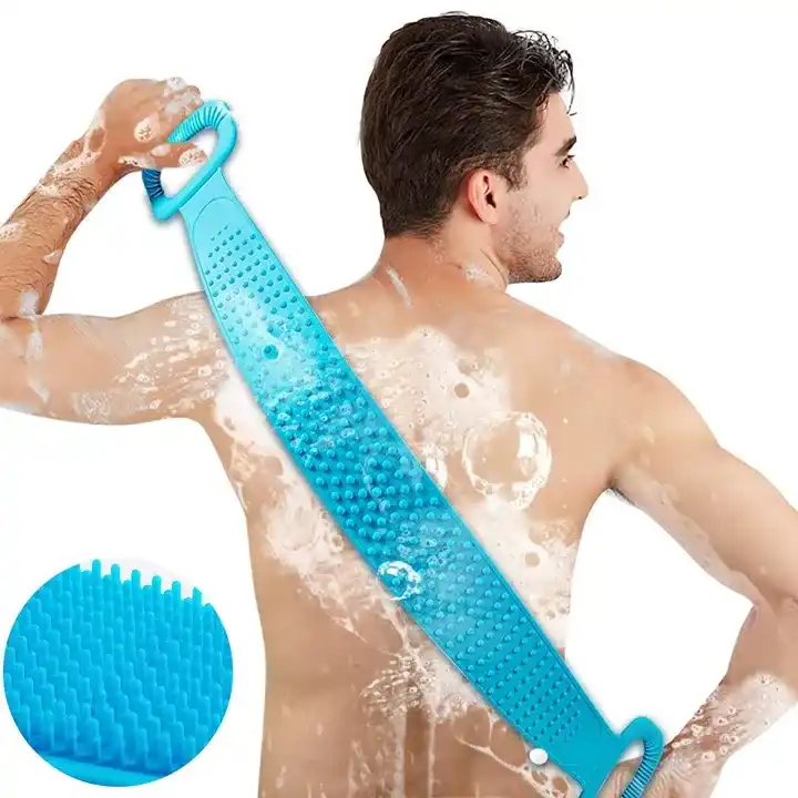 Bath Towel Silica Gel Double Sided (Random Color)
