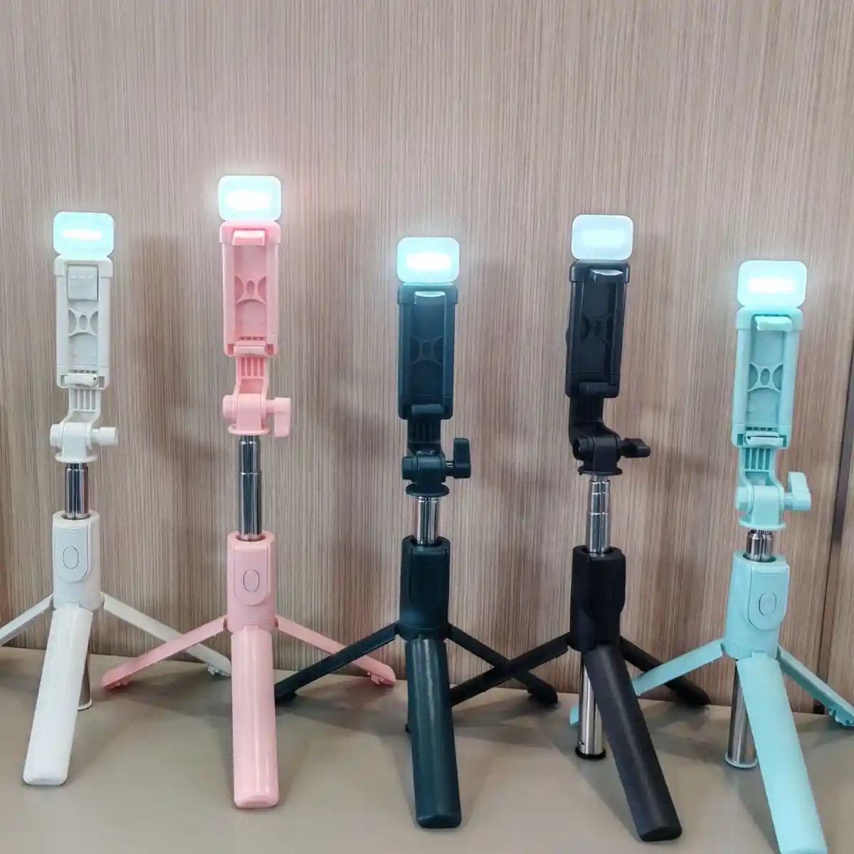 Selfie Stick With Light